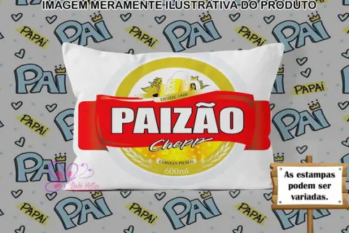 Almofadinha Personalizada 20x30cm Dia Dos Pais