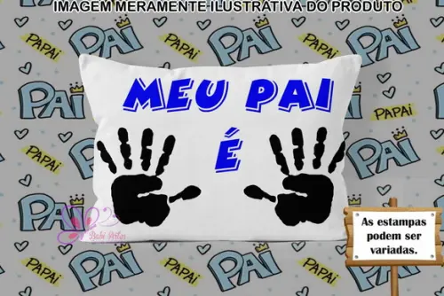 Almofadinha Personalizada 20x30cm Dia Dos Pais