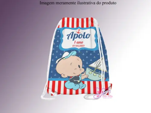 Mochilinha Personalizada Marinheiro Popeye Baby