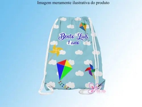 Mochilinha Personalizada o Tempo Voa