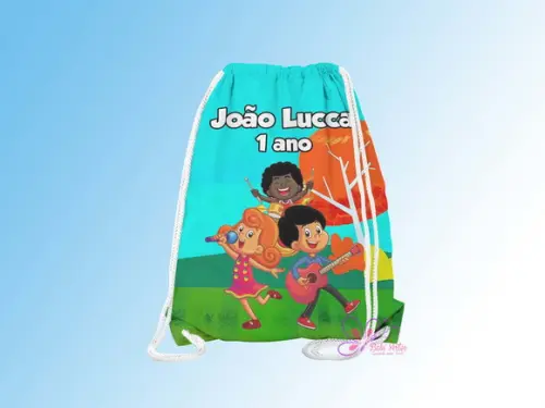 Mochilinha Personalizada 3 Palavrinhas