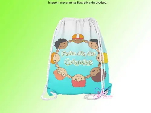 Mochilinha Personalizada Dia das Crianças