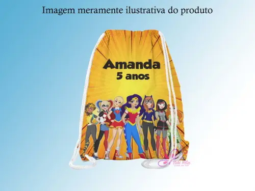 Mochilinha Personalizada Super Herois Girls