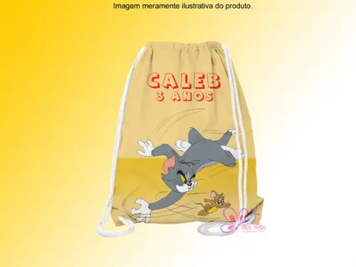 Mochilinha Personalizada Tom e Jerry