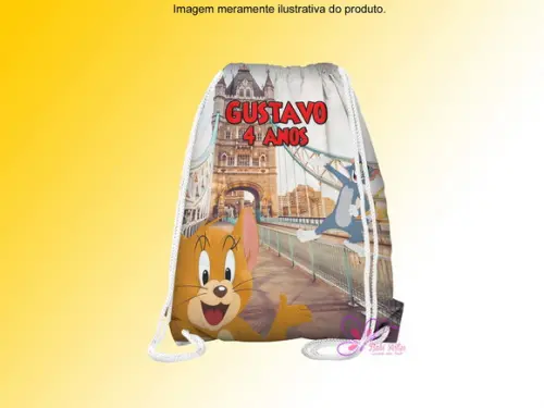 Mochilinha Personalizada Tom e Jerry