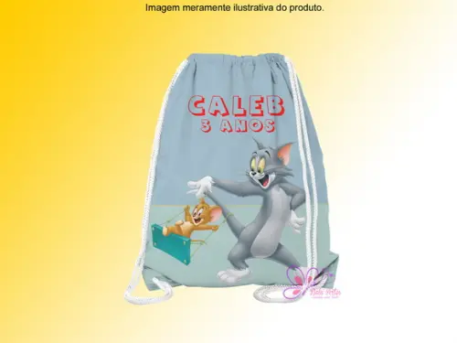 Mochilinha Personalizada Tom e Jerry