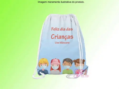 Mochilinha Personalizada Dia das Crianças