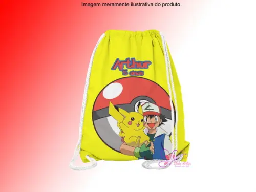 Mochilinha Personalizada Pokemon