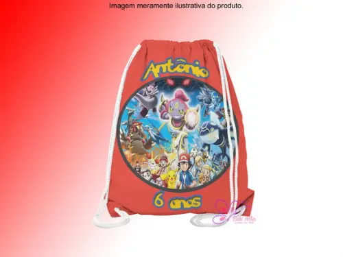 Mochilinha Personalizada Pokemon