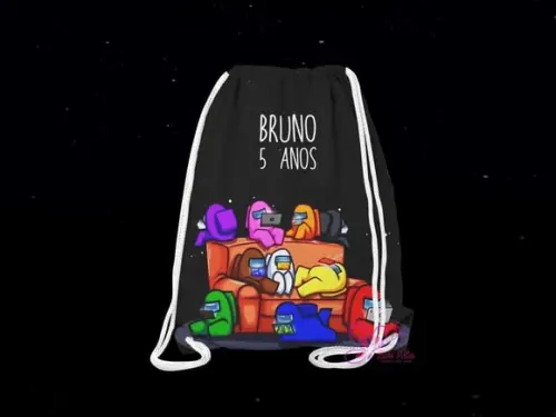 Mochilinha Personalizada Among Us