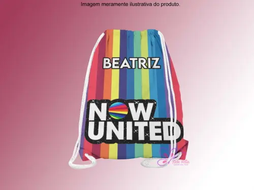 Mochilinha Personalizada Now United