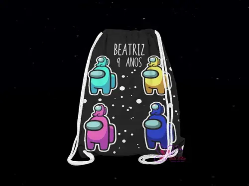 Mochilinha Personalizada Among Us