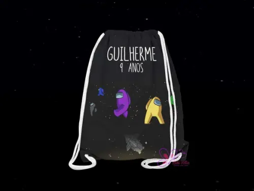 Mochilinha Personalizada Among Us