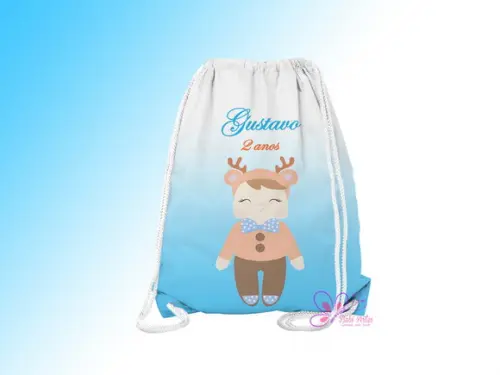 Mochilinha Personalizada Bonecas Metoo