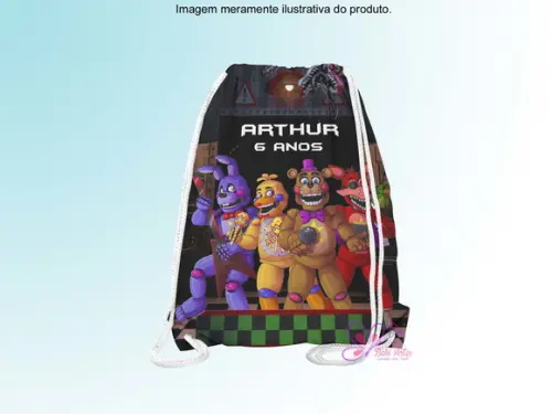 Mochilinha Personalizada Five Nights At Freddy's