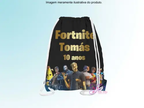 Mochilinha Personalizada Fortnite