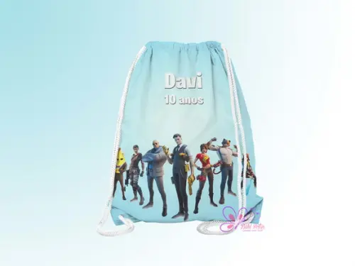 Mochilinha Personalizada Fortnite