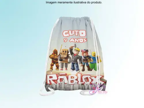 Mochilinha Personalizada Roblox