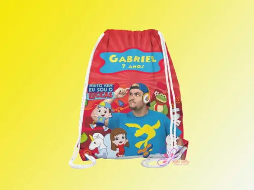 Mochilinha Personalizada Luccas Neto