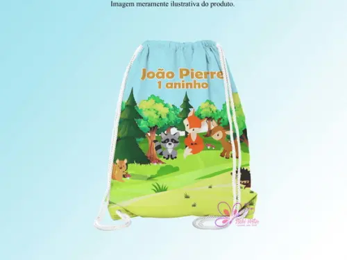 Mochilinha Personalizada Bosque Encantado