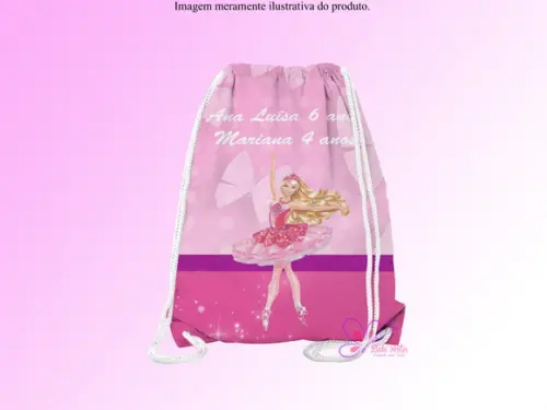 Mochilinha Personalizada Barbie