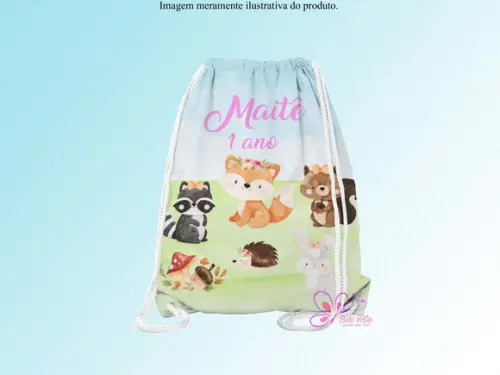 Mochilinha Personalizada Bosque Encantado