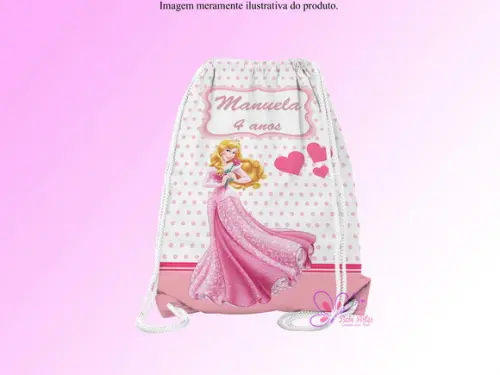 Mochilinha Personalizada Bela Adormecida