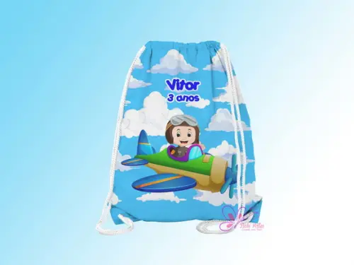 Mochilinha Personalizada Aviador