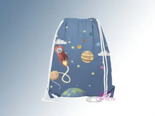 Mochilinha Personalizada Astronauta
