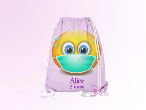 Mochilinha Personalizada Xô Coronavírus