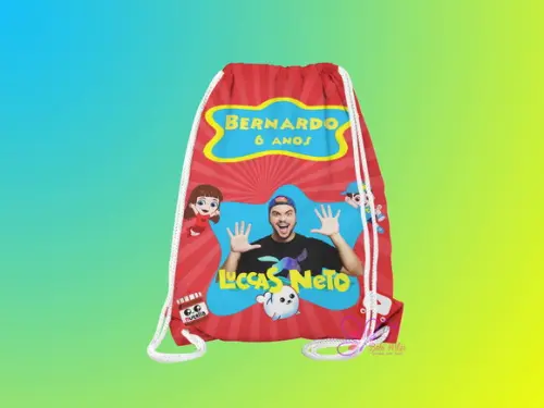 Mochilinha Personalizada Luccas Neto