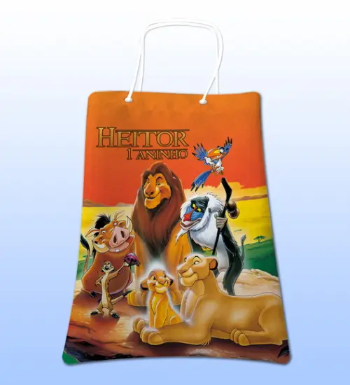 Sacolinhas Ecobag Personalizadas O Rei Leão
