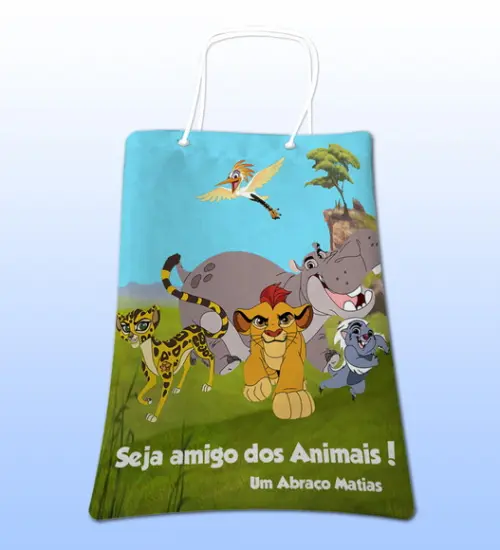 Sacolinhas Ecobag Personalizadas a Guarda do Leão