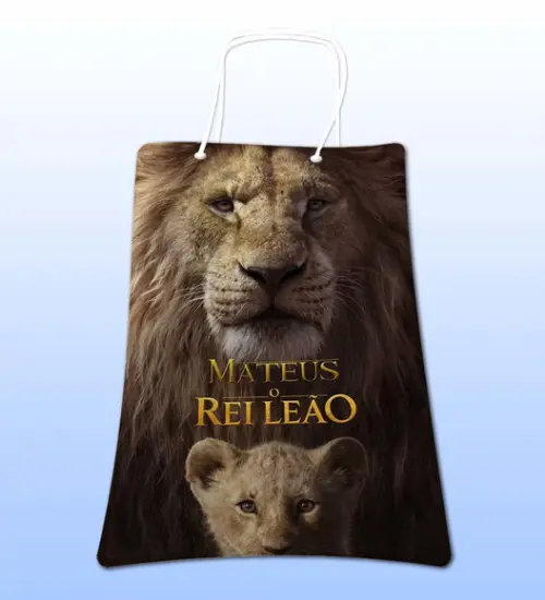 Sacolinhas Ecobag Personalizadas o Rei Leão