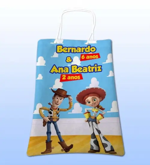 Sacolinhas Ecobag Personalizadas Toy Story
