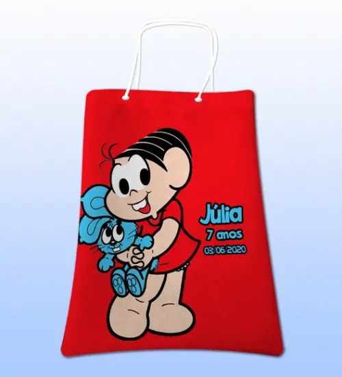 Sacolinhas Ecobag Personalizadas Mônica