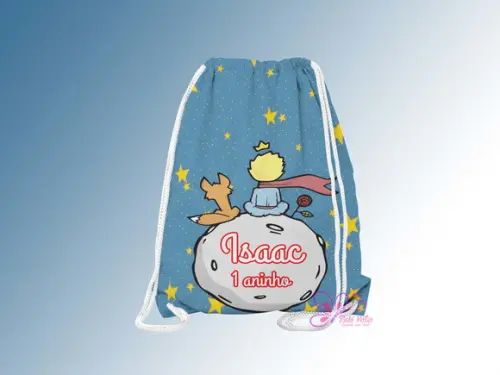 Mochilinha Personalizada Pequeno Príncipe
