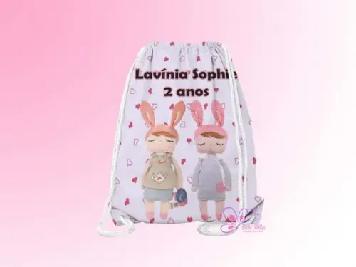 Mochilinha Personalizada Bonecas Metoo