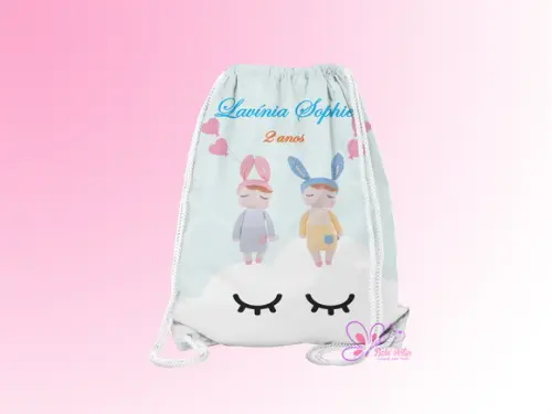 Mochilinha Personalizada Bonecas Metoo