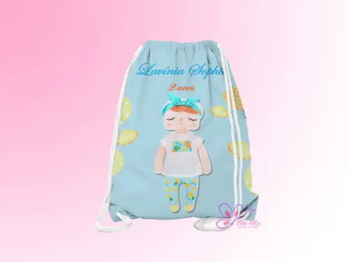 Mochilinha Personalizada Bonecas Metoo