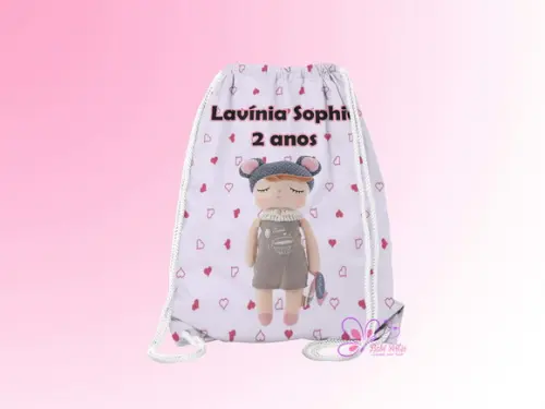 Mochilinha Personalizada Bonecas Metoo