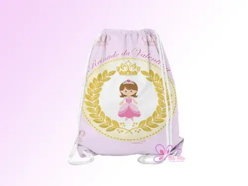 Mochilinha Personalizada Realeza