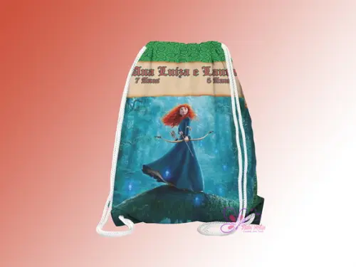 Mochilinha Personalizada Princesa Valente