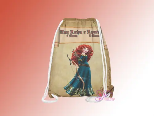 Mochilinha Personalizada Princesa Valente
