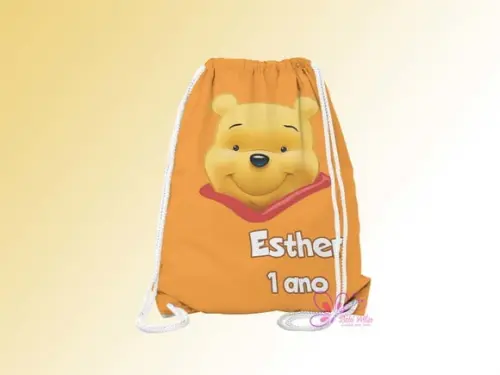 Mochilinha Personalizada Ursinho Pooh