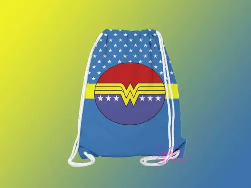 Mochilinha Personalizada Mulher Maravilha