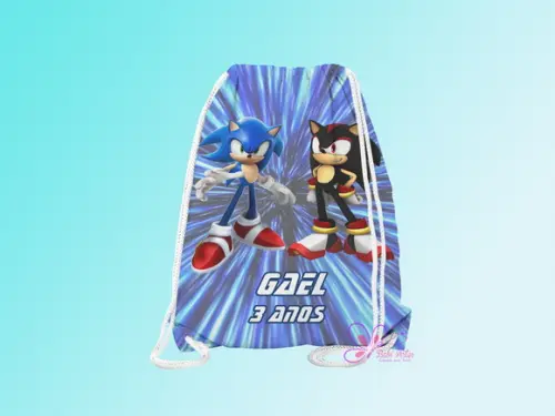 Mochilinha Personalizada Sonic
