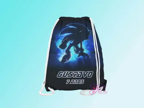Mochilinha Personalizada Sonic
