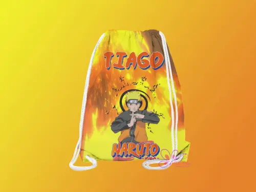 Mochilinha Personalizada Naruto