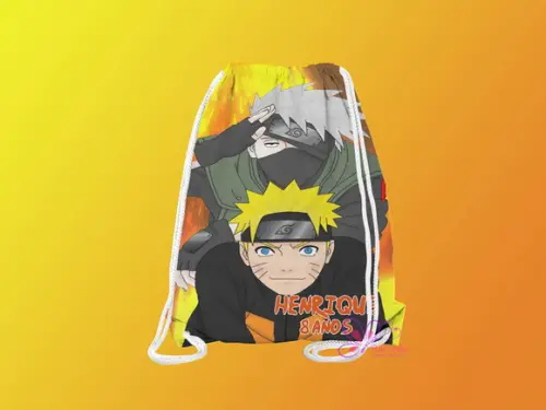 Mochilinha Personalizada Naruto